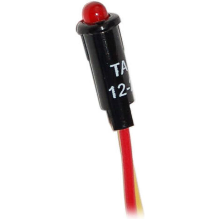 Luz indicadora LED roja 24V para panel eléctrico marino 8171 | Blue Sea Systems