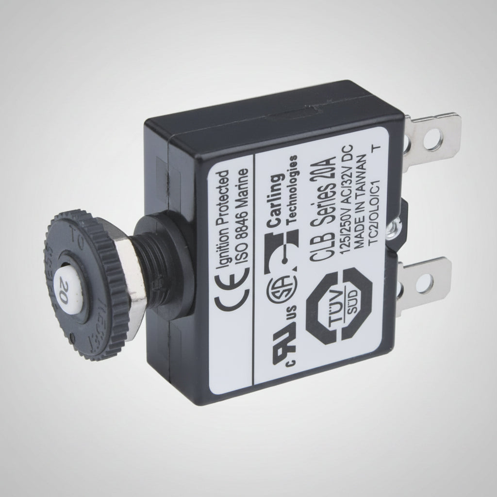 Breaker rearmable 20A con botón de reinicio 7057