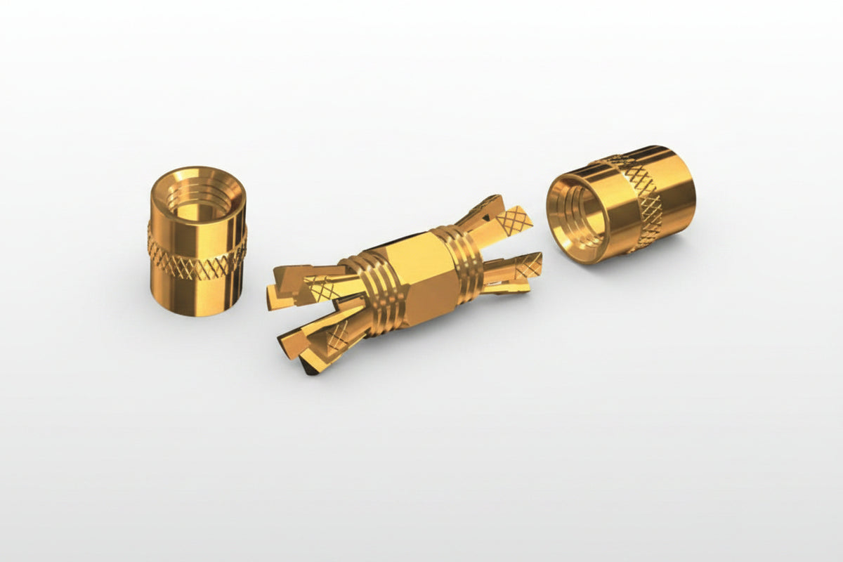 Conector coaxial tipo barril PL-258-CP-G para antena VHF marina | Shakespeare