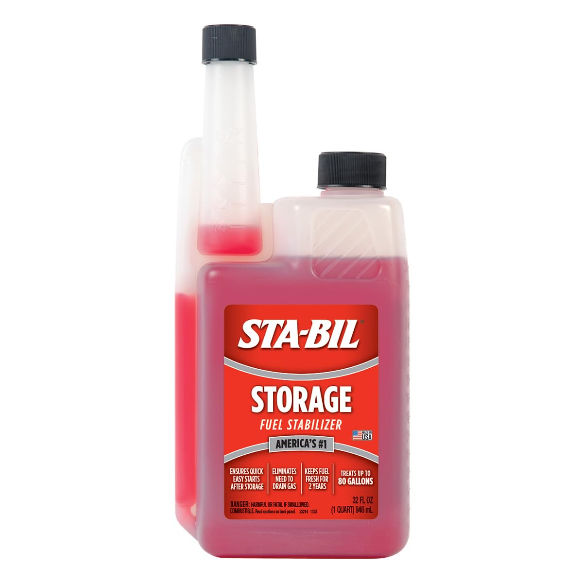 Estabilizador de combustible para gasolina STA-BIL Storage 32 oz (946 ml)