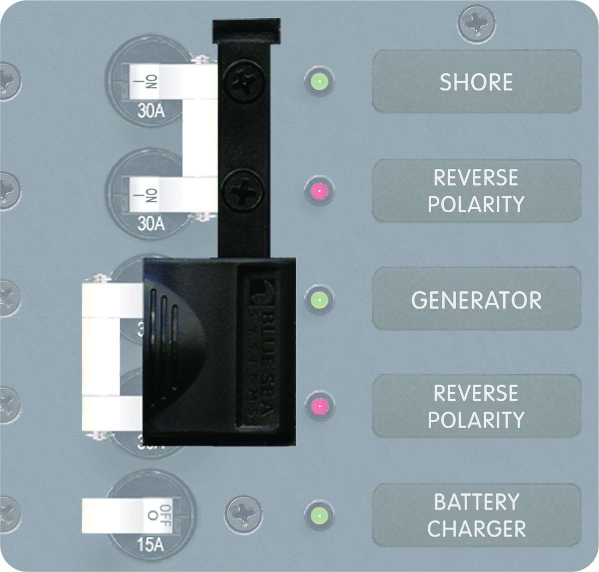 Bloqueo deslizante para interruptor 2 posiciones BLU4125 | Blue Sea Systems