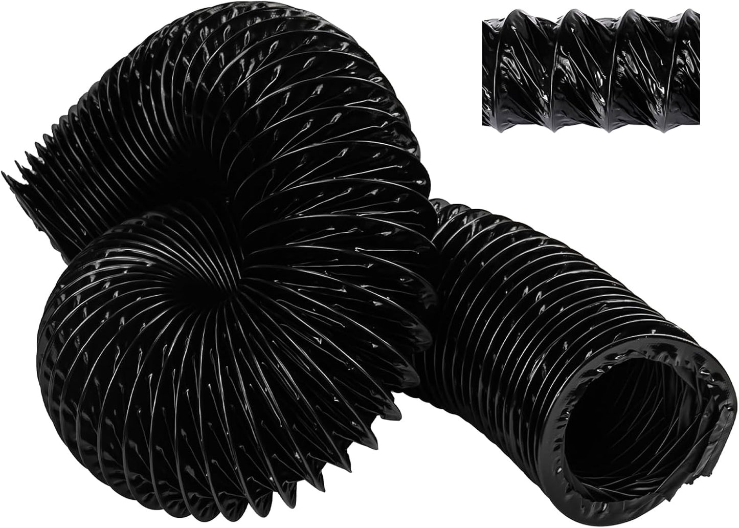 Manguera de ventilación marina negra 4" | Shields