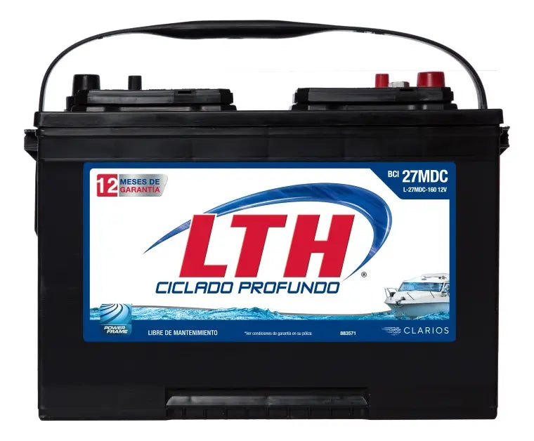 Batería Marina L-27MDC-160 de Ciclo Profundo sin Acumulador | LTH