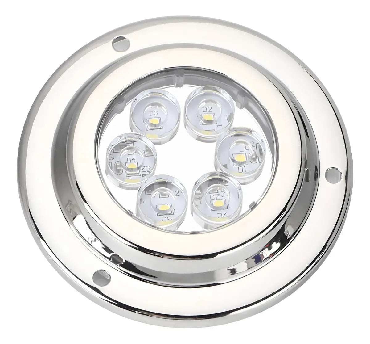 Luz LED subacuática blanca para embarcación