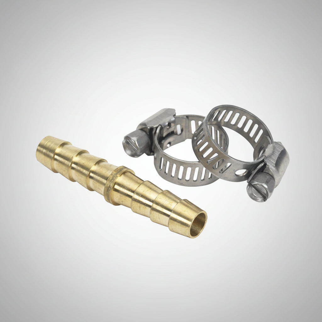 Conector reparador de manguera 3/8” en latón 33213-10 | Moeller Marine