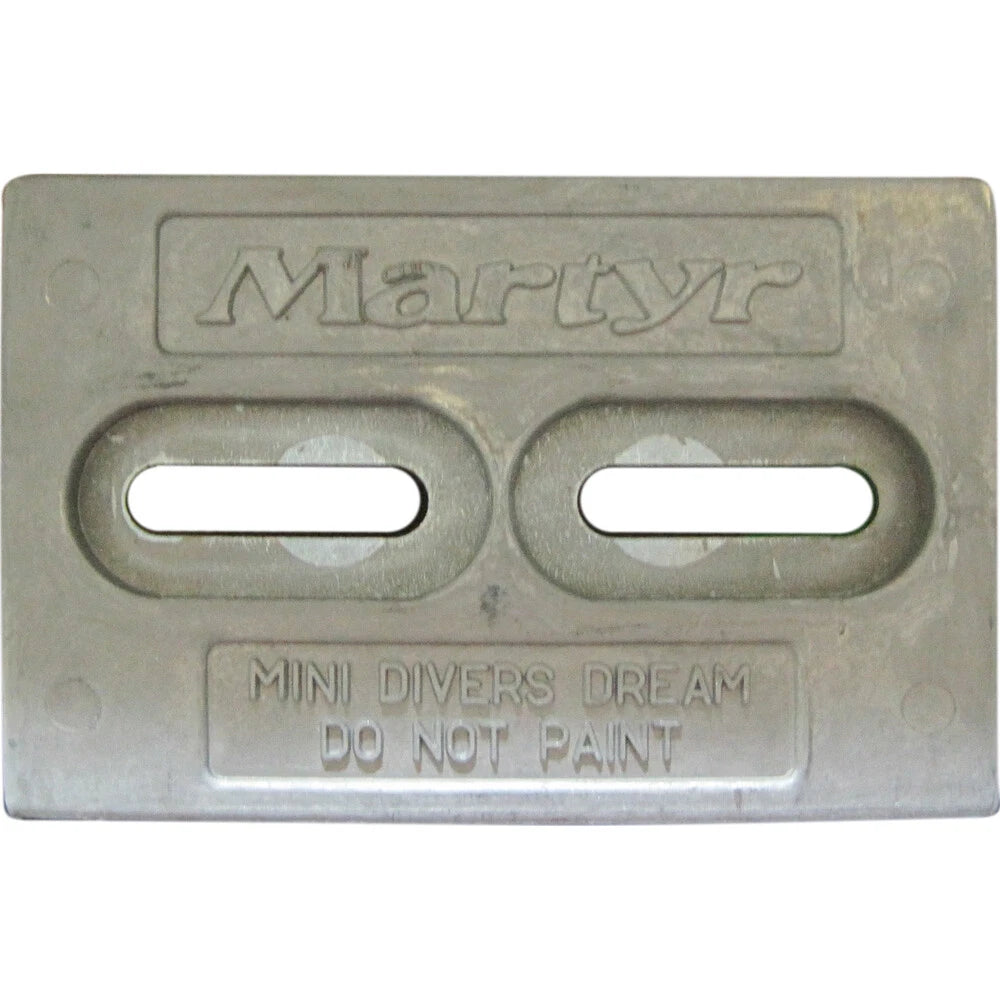 Ánodo de zinc tipo placa Mini Divers Dream 4" x 6" modelo ZIN126