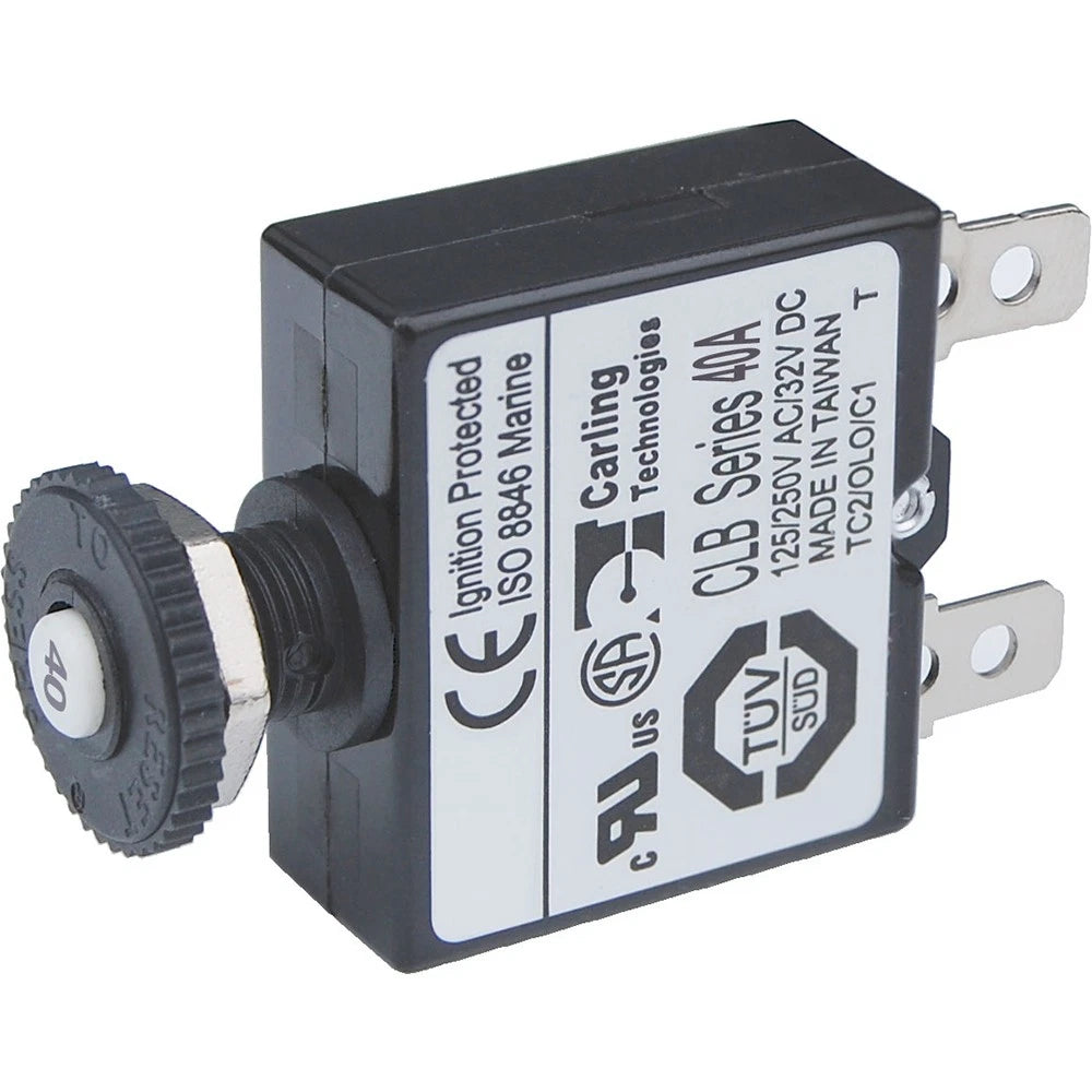 Breaker rearmable 40A con botón de reinicio