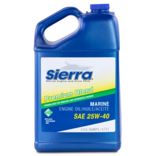 Aceite marino FC-W 25W-40 Premium Blend 1 Gal 18-9400CAT2 | Sierra