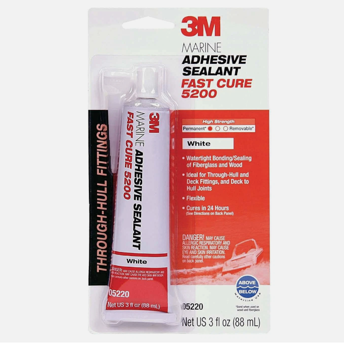 Sellador Adhesivo Marino 5200 Fast Cure Blanco 3 oz (05220) | 3M