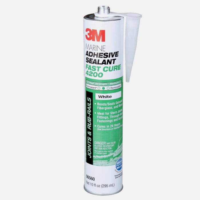 Sellador Adhesivo Marino 4200 Fast Cure Blanco 10 oz (06560) | 3M
