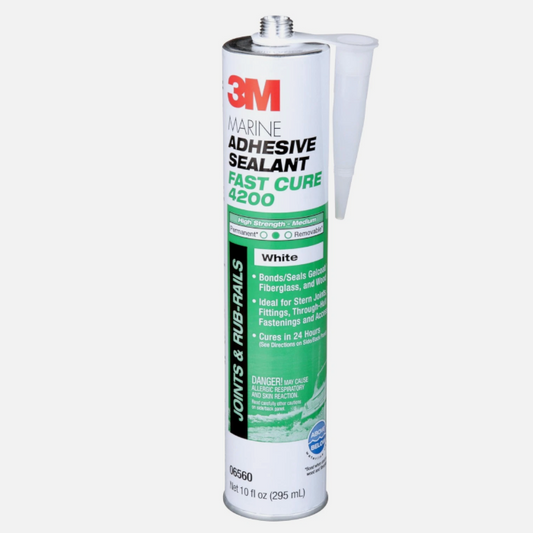 Sellador Adhesivo Marino 4200 Fast Cure Blanco 10 oz (06560) | 3M