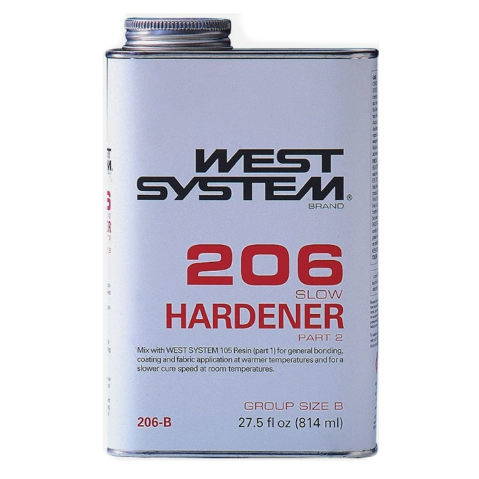 Endurecedor epóxico lento 206B - 1.82 lb | West System