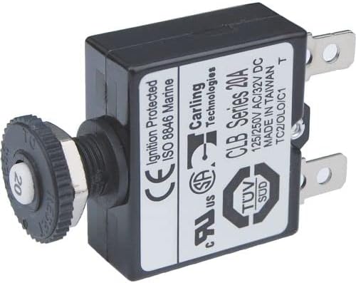 Breaker rearmable 20A con botón de reinicio 7057