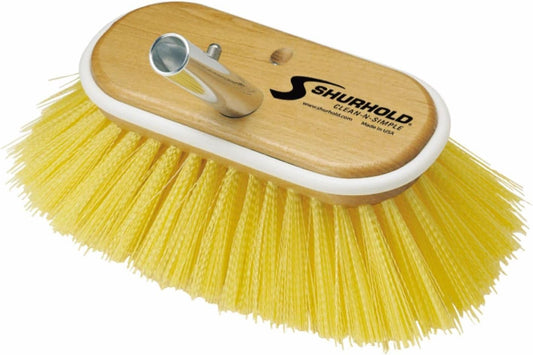 Cepillo para Cubierta Marina de 6" Cerdas Medianas Amarillas 955 | Shurhold