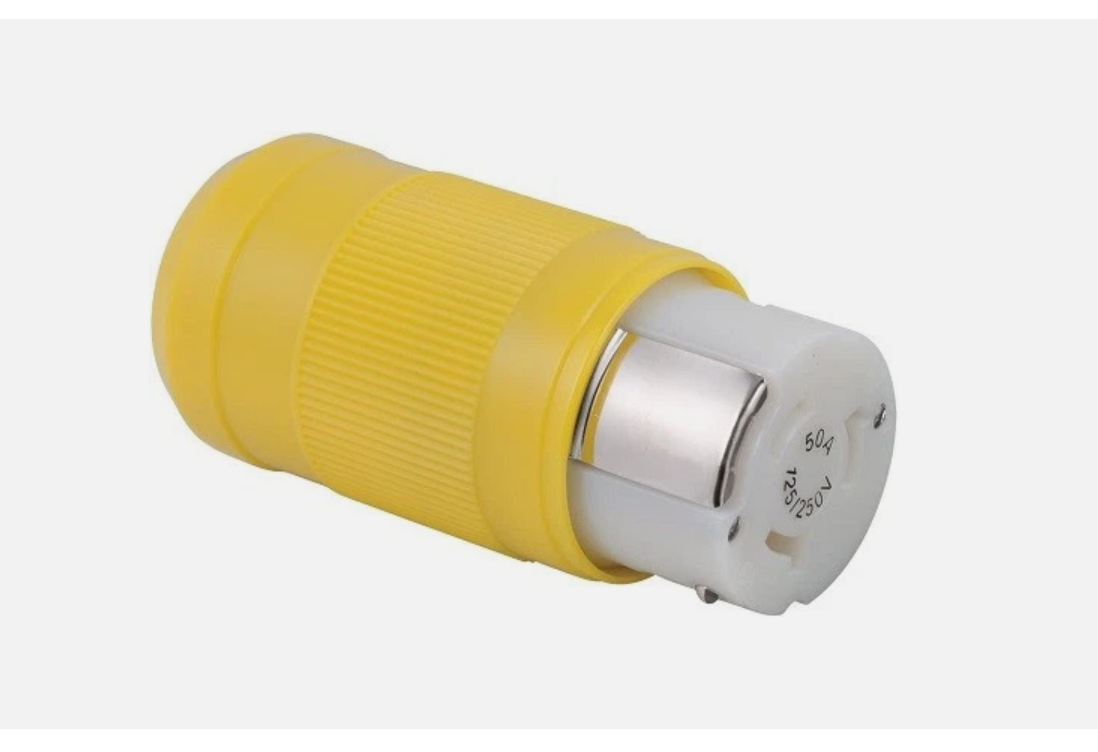 Conector hembra marino de bloqueo 50A 125/250V | Marinco 6364CRN