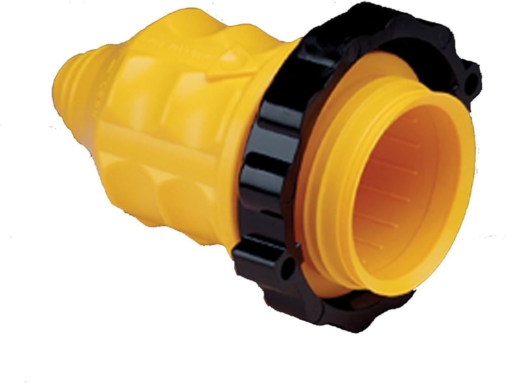Tapa protectora impermeable con anillo de bloqueo para conexión marina 50A | Marinco MAR103ELN