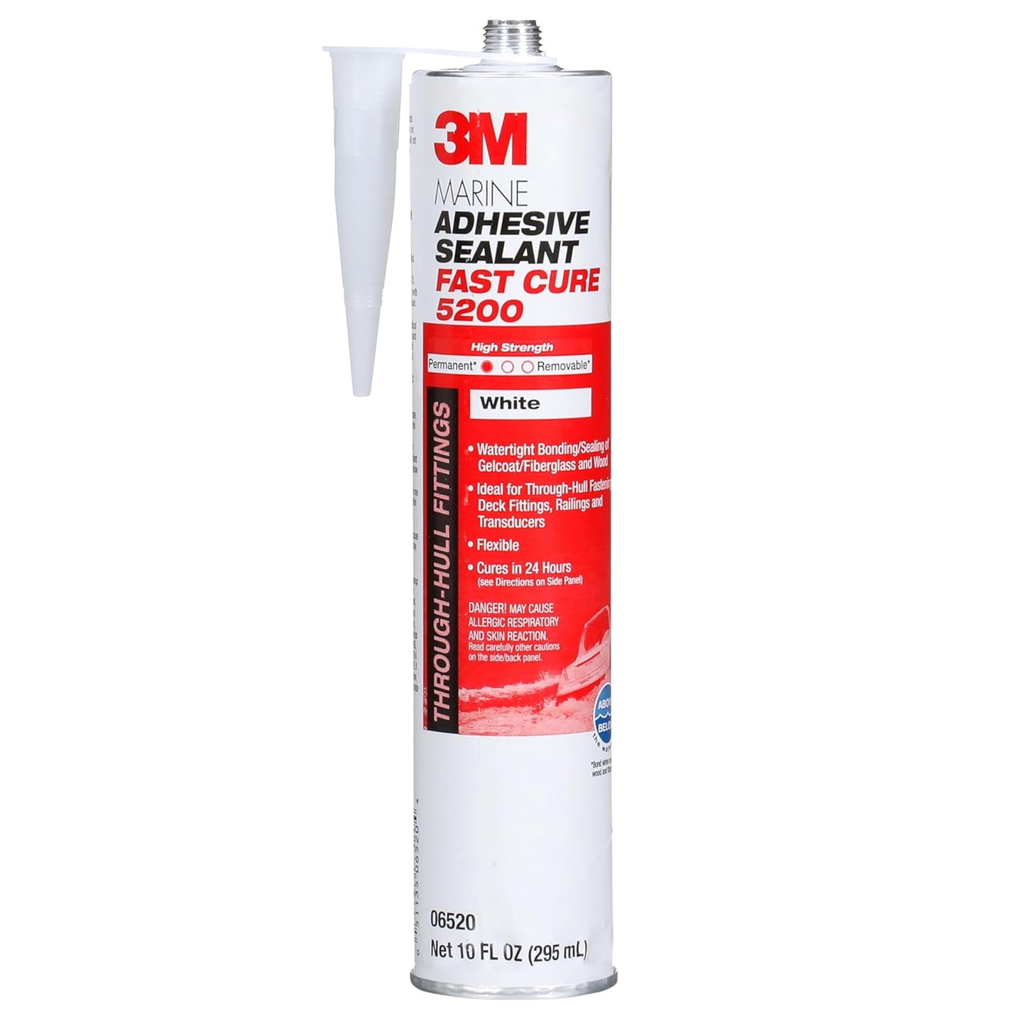 Sellador Adhesivo Marino 5200 Fast Cure Blanco 10 oz (06520) | 3M