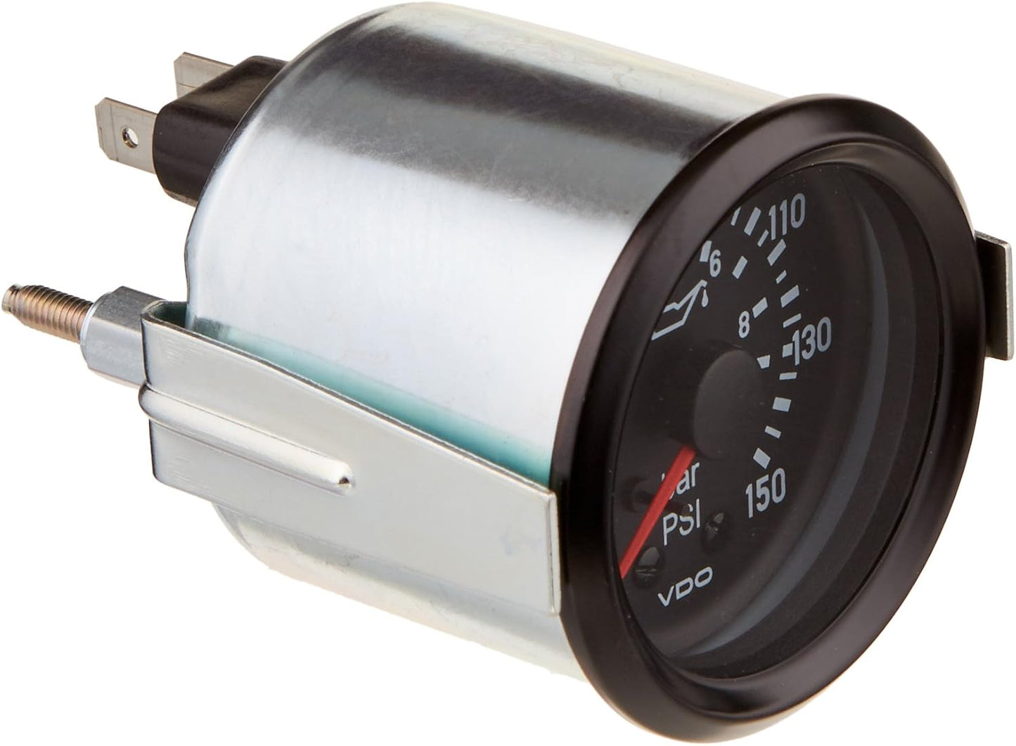 Manómetro Mecánico de Presión de Aceite 0-150 PSI (0-10 Bar) 52 mm Modelo 150-904 | VDO