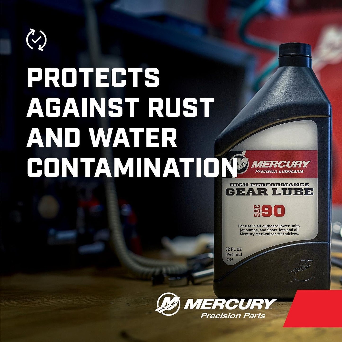 Aceite para transmisión marina High Performance SAE 90 858064K01 | Mercury