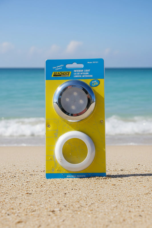 Lámpara LED de Cortesía Interior Cromada 12V Modelo 03121 | Seachoice