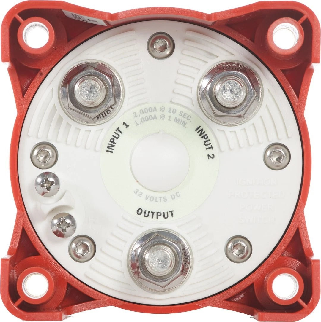 Selector de baterías marino 4 posiciones con AFD 9002E | Blue Sea Systems