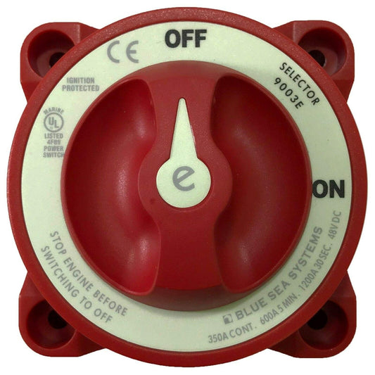 Interruptor desconectador de batería marino ON/OFF 9003E | Blue Sea Systems