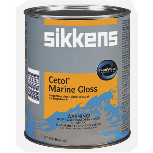 Barniz marino transparente de alto brillo Cetol Marine Gloss IVA315Q - 1 cuarto | Sikkens
