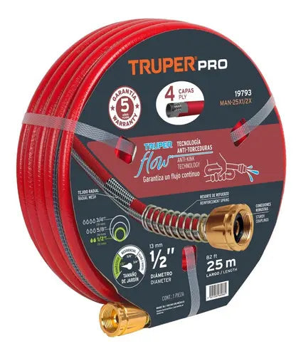 Manguera REFORZADA 1/2 25 MT 19793 | TRUPER
