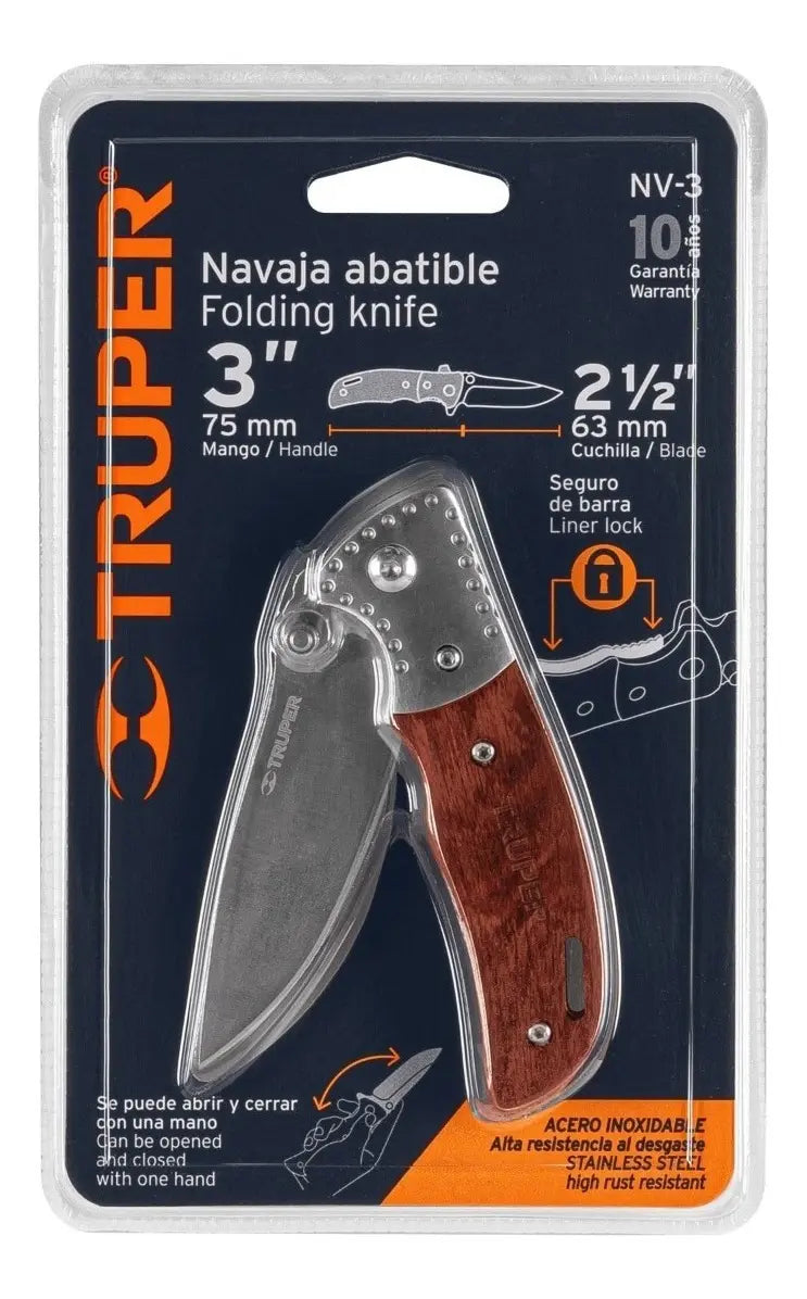 Navaja abatible 3 1/2" 13889 | TRUPER