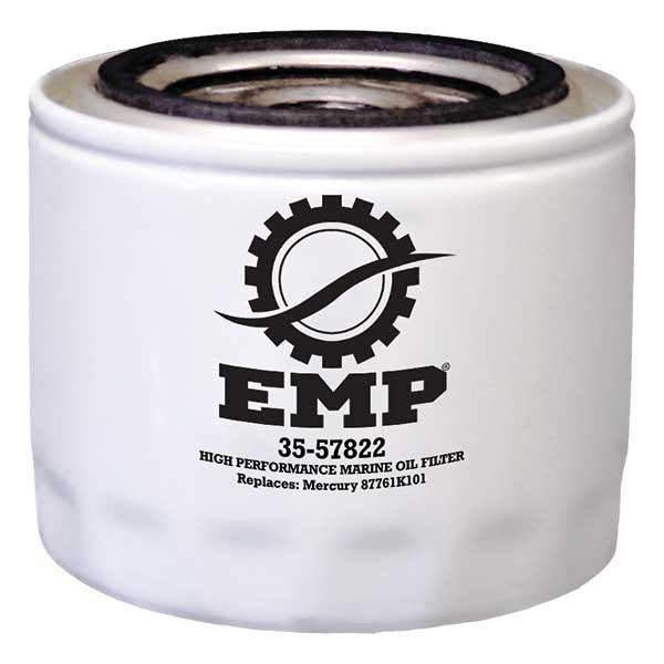 Filtro de aceite marino 35-57822 para motores Mercury 75-150 HP | EMP
