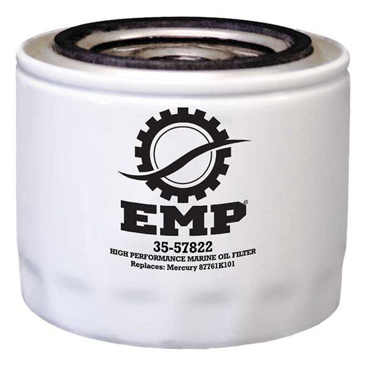 Filtro de aceite marino 35-57822 para motores Mercury 75-150 HP | EMP