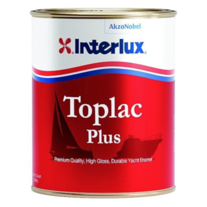 Pintura esmalte marino Toplac Plus Snow White - 1 cuarto | Interlux