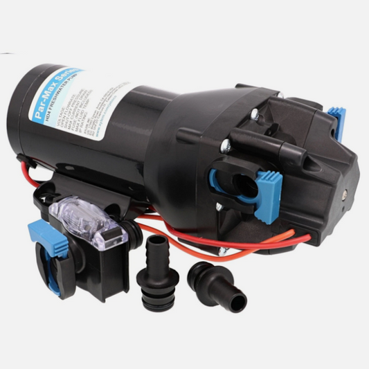 Bomba de presión de agua 12V 4 GPM 60 PSI PAR-Max 4HD Q401J-118S-3A | Jabsco