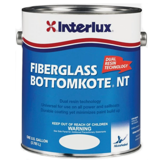 Pintura antivegetativa Fiberglass Bottomkote NT azul - 1 galón | Interlux