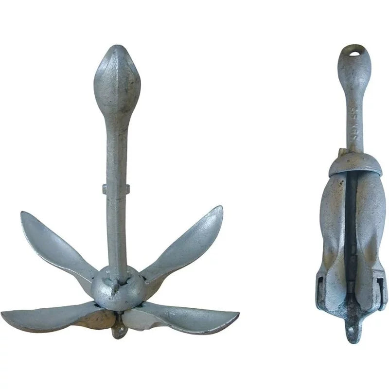 Ancla plegable galvanizada 3.5 lb para embarcaciones pequeñas | Sea-Dog SEA318003