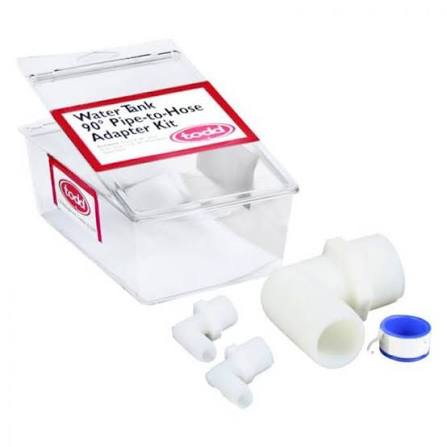 Kit adaptador 90° de rosca a espiga para tanque de agua | Todd Marine