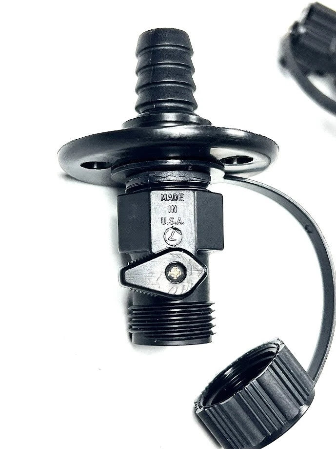 Conector de lavado para embarcación con válvula de cierre 3/4" WDV-1-DP | T-H Marine