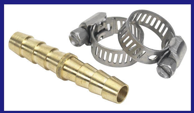 Conector reparador de manguera 3/8” en latón 33213-10 | Moeller Marine