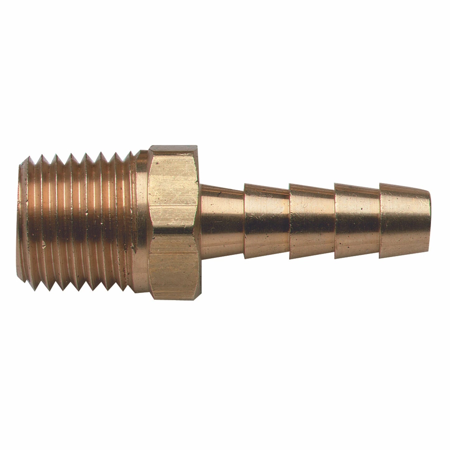 Conector de espiga latón 1/4” NPT a manguera 5/16” 33430-10 | Moeller Marine