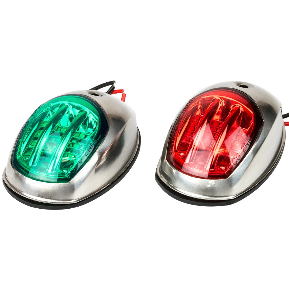 Luces de Navegación Laterales LED Acero Inoxidable 12V Modelo 400070-1 | Sea-Dog