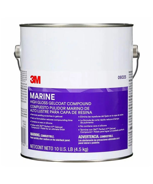 Compuesto Pulidor para Gelcoat Alto Brillo Galón 06025 | 3M