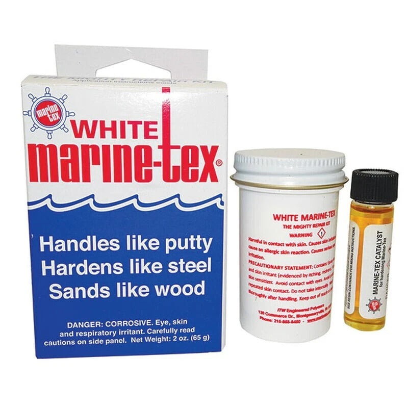Compuesto epóxico marino Marine-Tex Blanco 2 oz RM305K