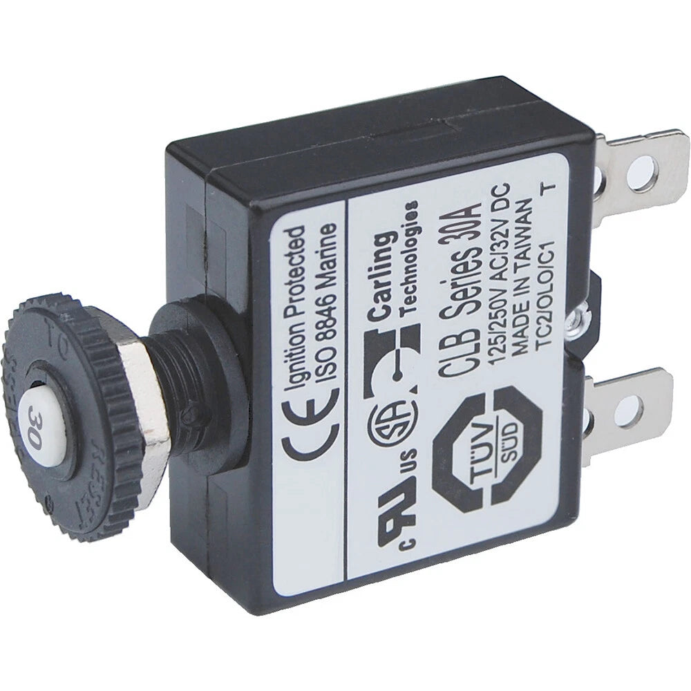 Breaker rearmable 30A con botón de reinicio