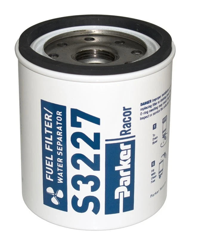 Elemento filtrante para separador de agua y combustible S3227 10 micras | Racor