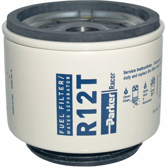Elemento filtrante para separador de agua y combustible R12T 10 micras | Racor