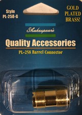 Conector coaxial tipo barril PL-258-G para antena VHF | Shakespeare