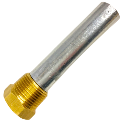 Ánodo de zinc completo para motor 5/8" x 2" modelo ZIN-E2C