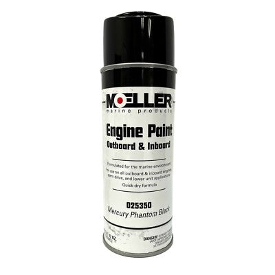 Pintura Negro Phantom Black para Motor Marino MOE25350 | Moeller
