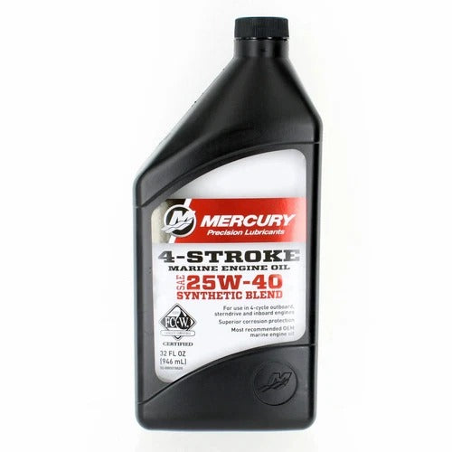 Aceite marino sintético 4-C SAE 25W-40 1 Qt 8M0078629 | Mercury