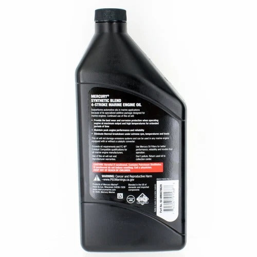 Aceite marino sintético 4-C SAE 25W-40 1 Qt 8M0078629 | Mercury